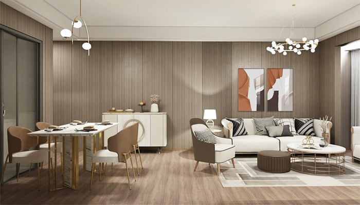 Interior modern wall panels